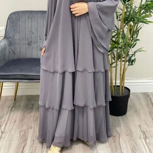 3 Layer Abaya