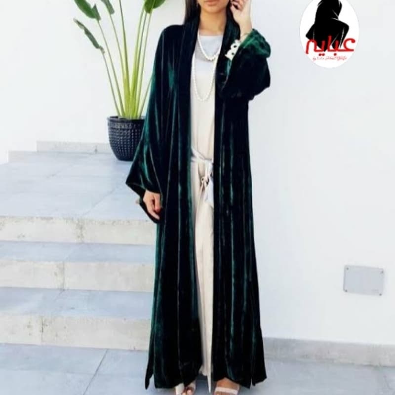Velvet abaya